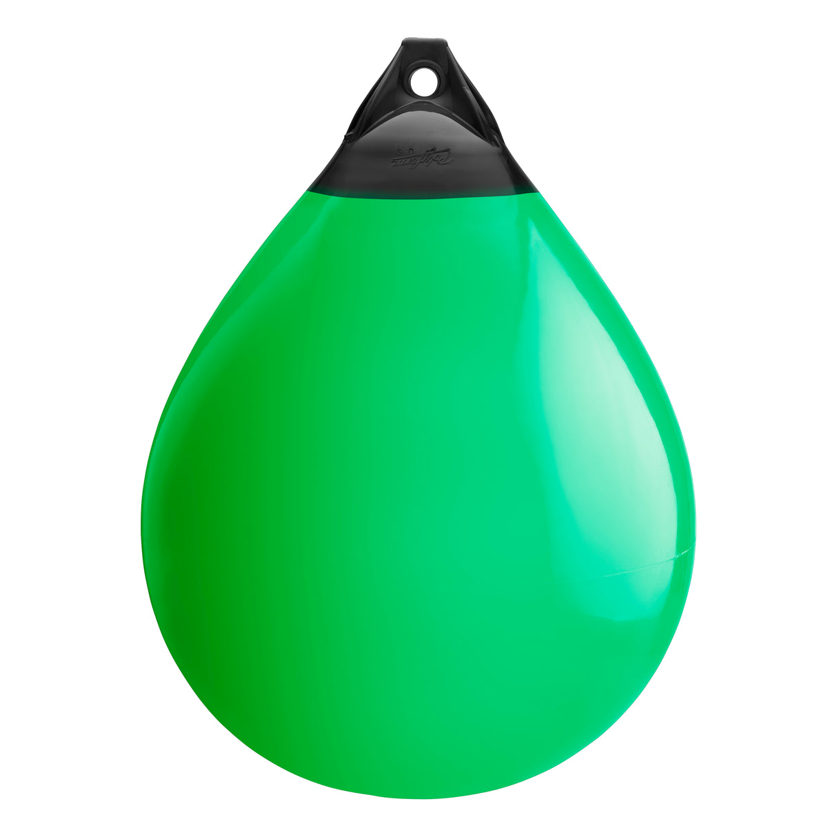 Green buoy with Black-Top, Polyform A-7
