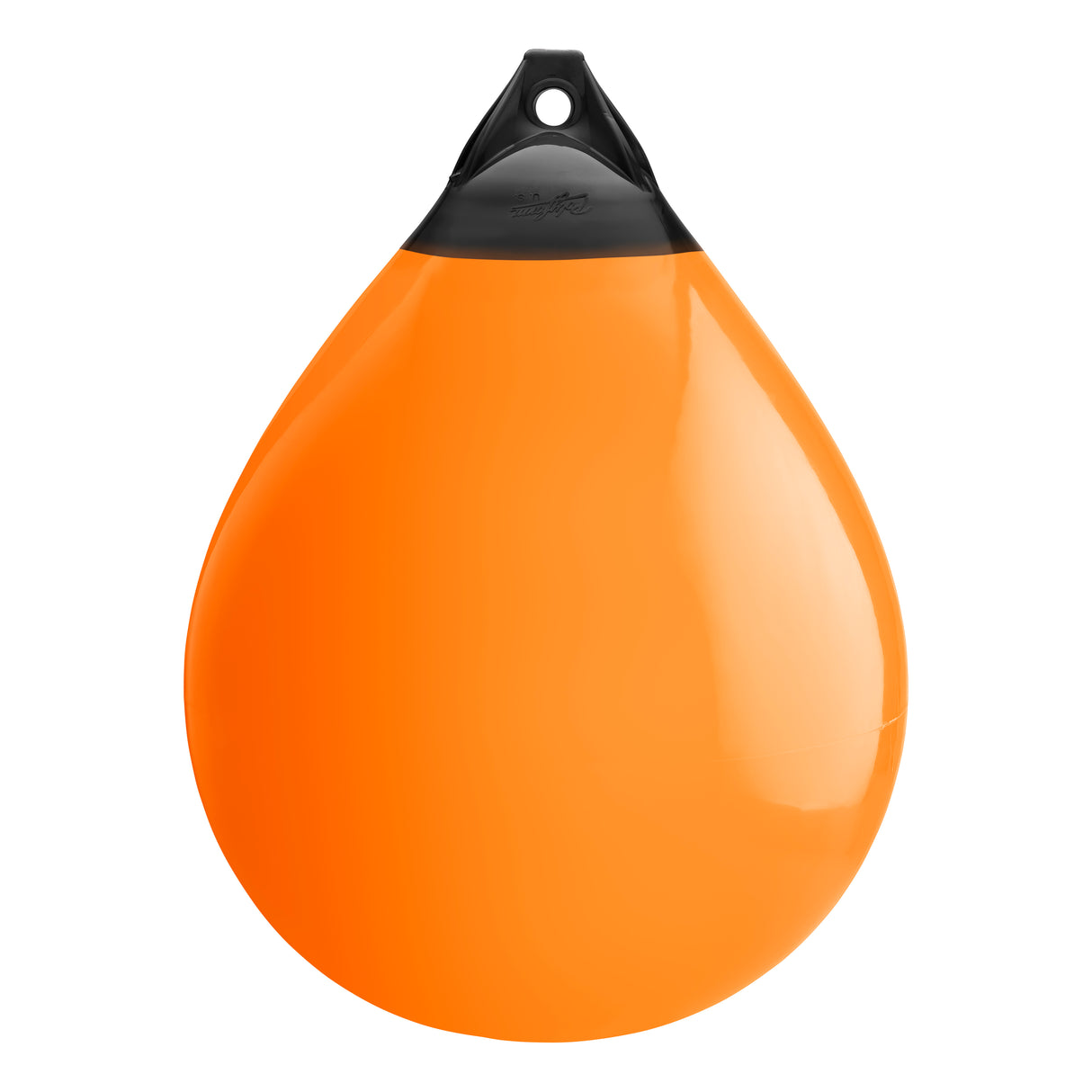 Orange buoy with Black-Top, Polyform A-7