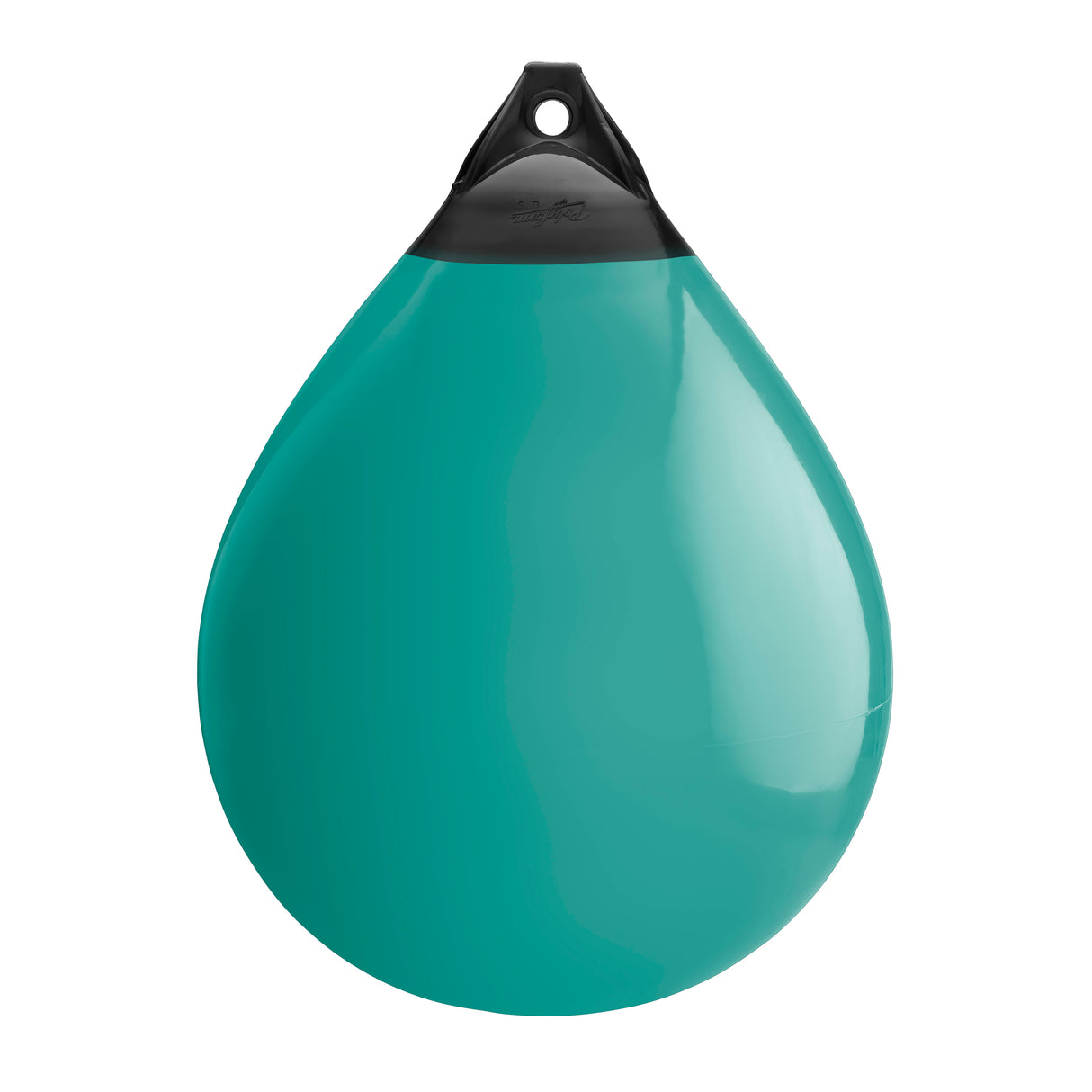 Teal buoy with Black-Top, Polyform A-7