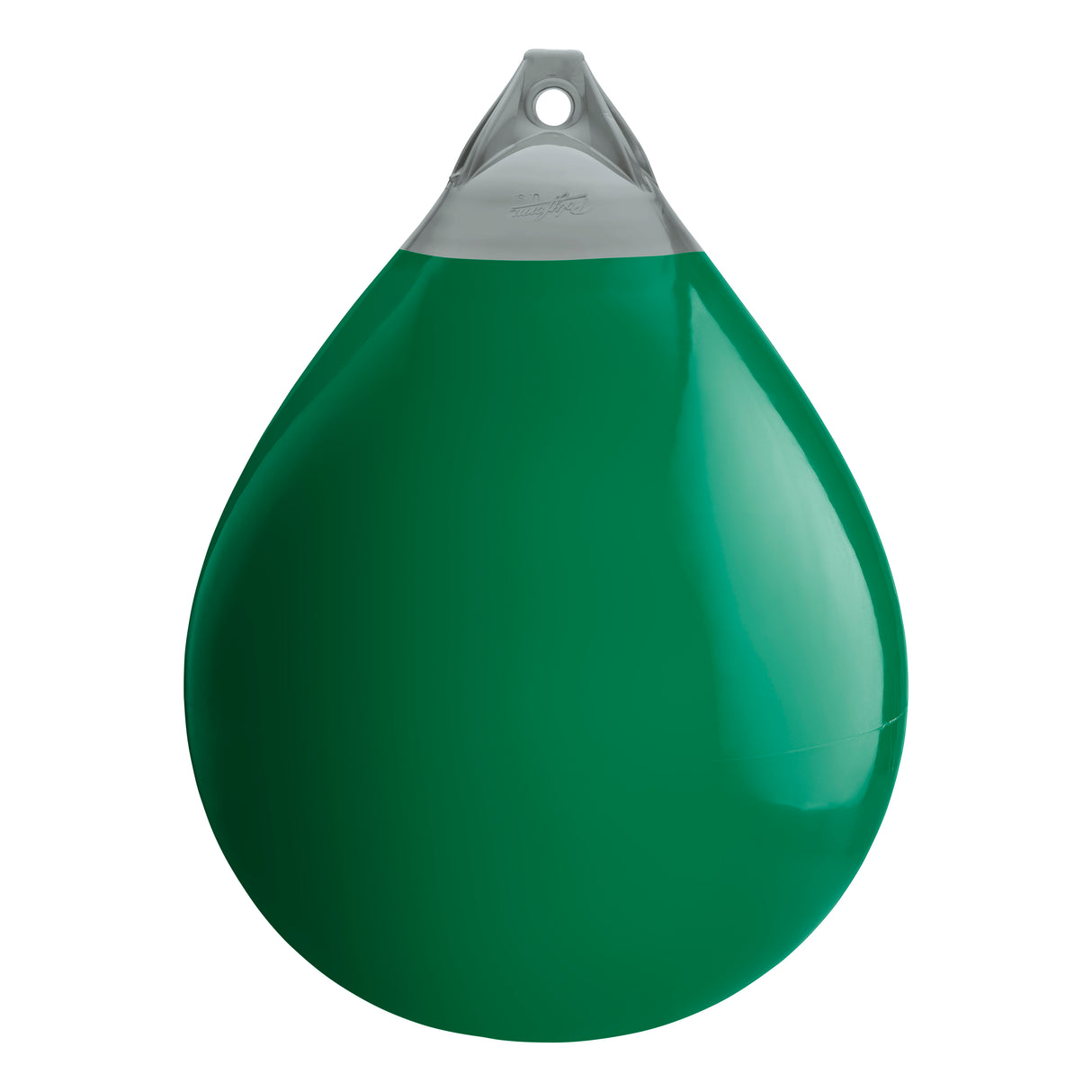 Forest Green buoy with Grey-Top, Polyform A-7