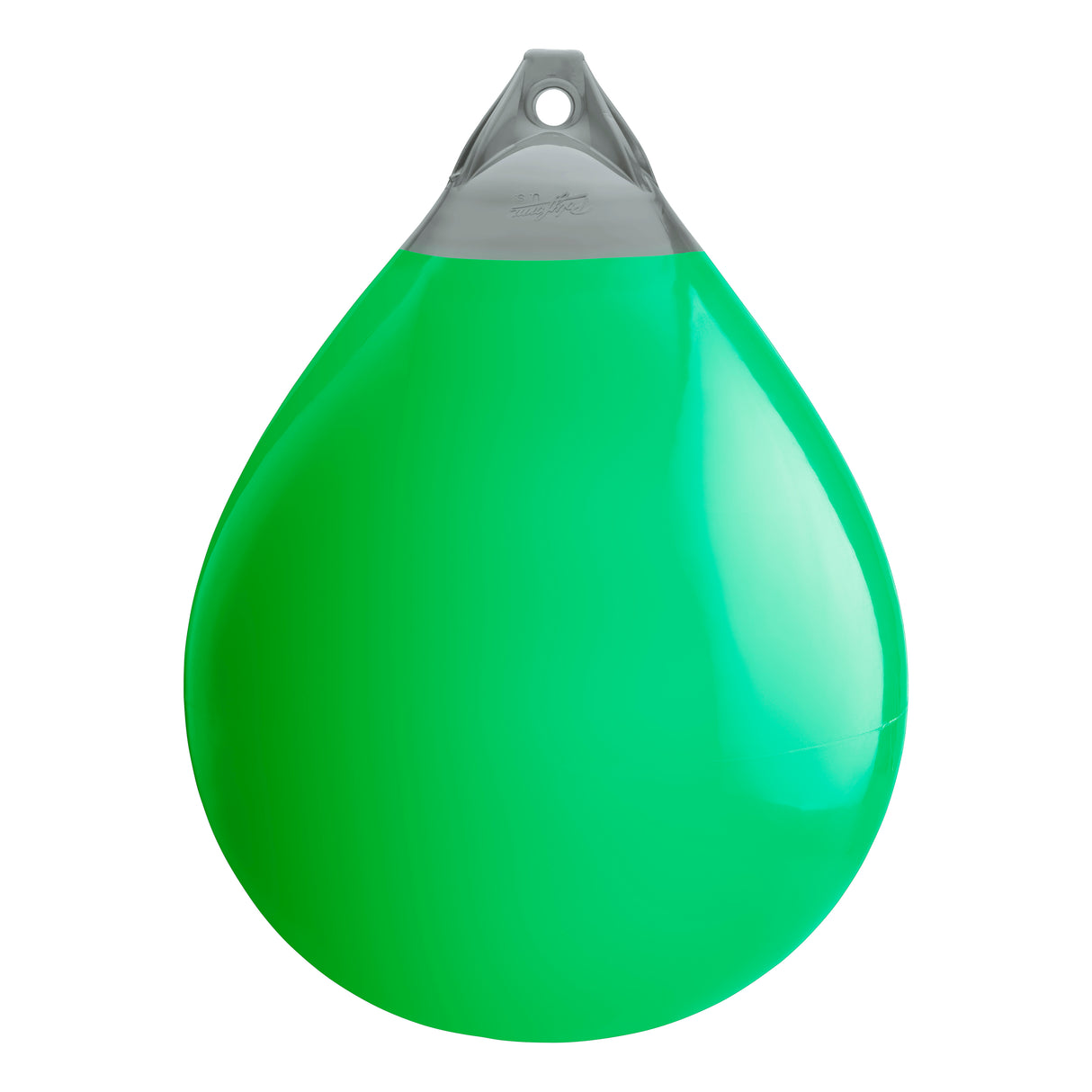 Green buoy with Grey-Top, Polyform A-7