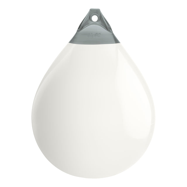White buoy with Grey-Top, Polyform A-7