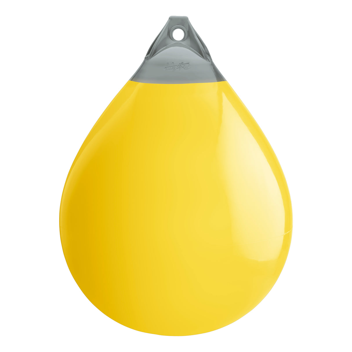 Yellow buoy with Grey-Top, Polyform A-7