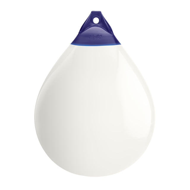 White inflatable buoy, Polyform A-7 