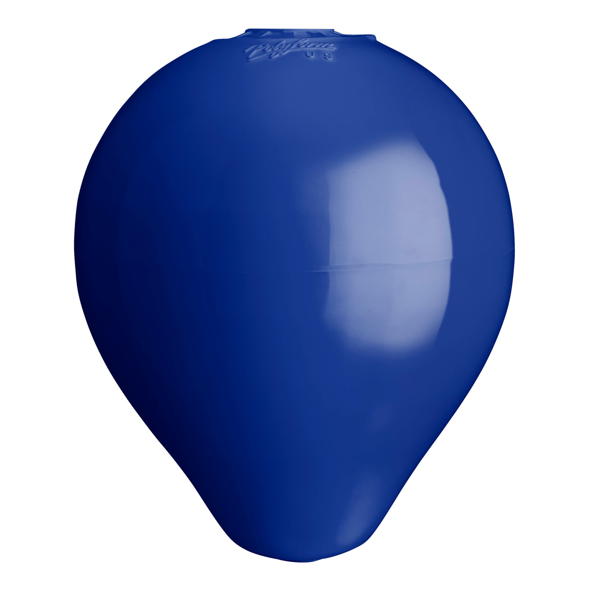 Hole through center mooring and marker buoy, Polyform CC-1 Cobalt Blue
