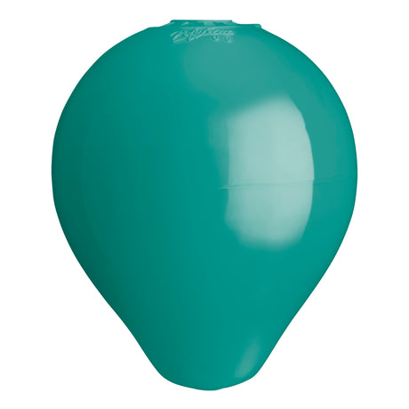 Hole through center mooring and marker buoy, Polyform CC-1 Teal