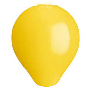 Hole through center mooring and marker buoy, Polyform CC-1 Yellow