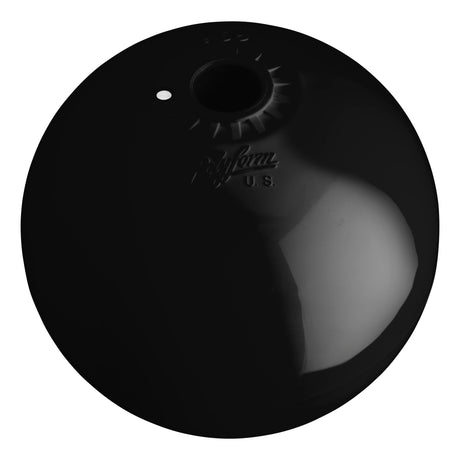 Hole through center mooring and marker buoy, Polyform CC-4 Black angled shot