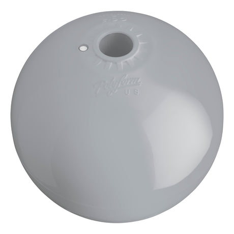 Hole through center mooring and marker buoy, Polyform CC-4 Grey angled shot