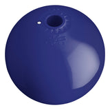 Hole through center mooring and marker buoy, Polyform CC-2 Navy Blue angled shot