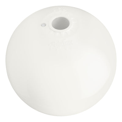 Hole through center mooring and marker buoy, Polyform CC-1 White angled shot