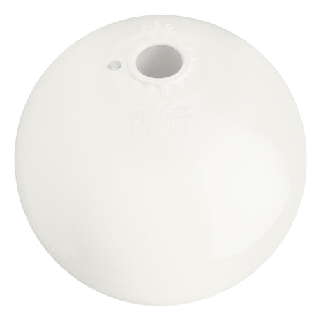 Hole through center mooring and marker buoy, Polyform CC-6 White angled shot