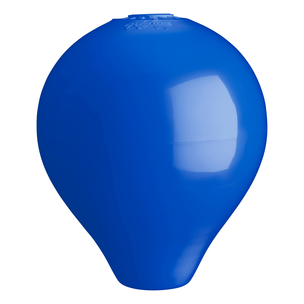 Hole through center mooring and marker buoy, Polyform CC-2 Blue