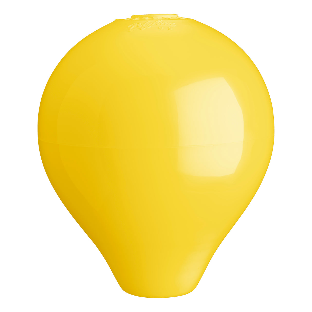 Hole through center mooring and marker buoy, Polyform CC-2 Yellow