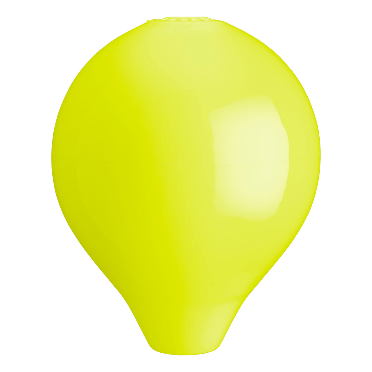 Hole through center mooring and marker buoy, Polyform CC-3 Saturn Yellow