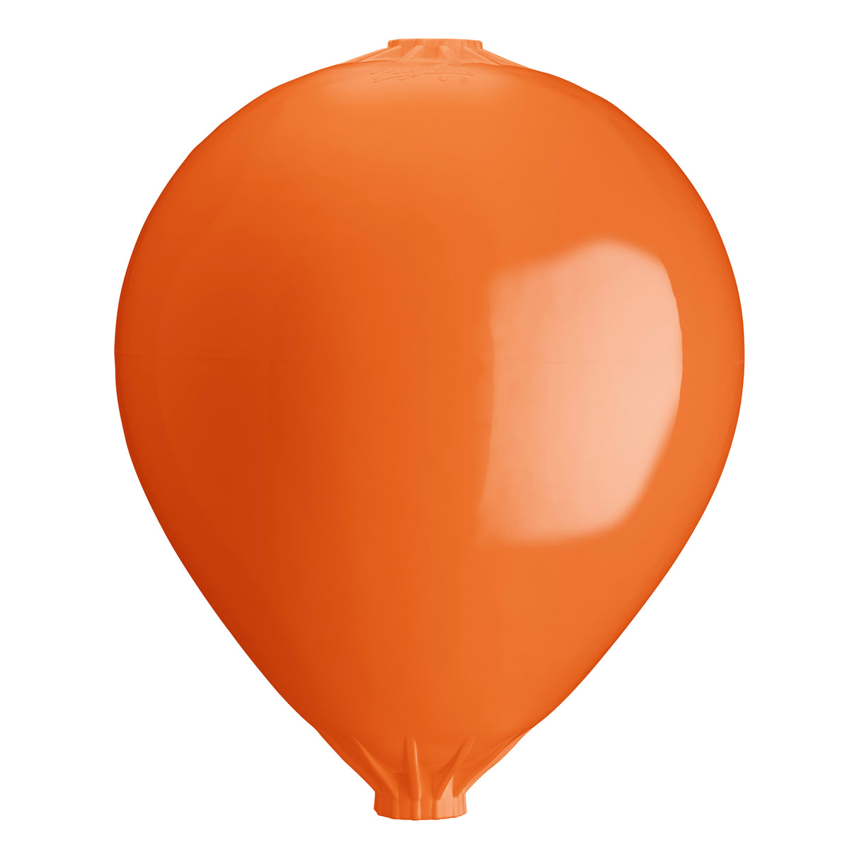 Hole through center mooring and marker buoy, Polyform CC-5 International Orange