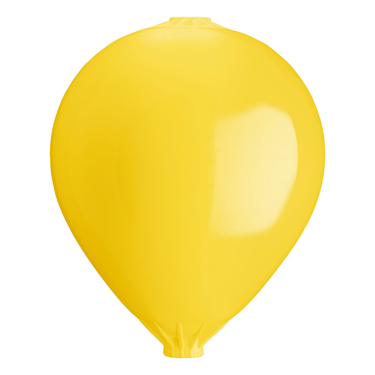 Hole through center mooring and marker buoy, Polyform CC-5 Yellow