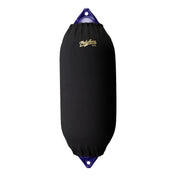 Black boat fender cover, Polyform EFC-10