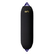 Black boat fender cover, Polyform EFC-8