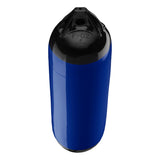 Cobalt Blue boat fender with Black-Top, Polyform F-02 angled shot