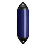 Navy Blue boat fender with Black-Top, Polyform F-02 
