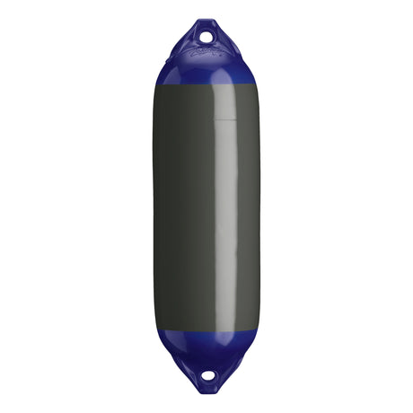 Graphite boat fender with Navy-Top, Polyform F-02 
