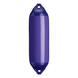 Purple boat fender with Navy-Top, Polyform F-02 