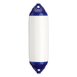 White boat fender with Navy-Top, Polyform F-02 