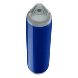 Cobalt Blue boat fender with Grey-Top, Polyform F-1 angled shot