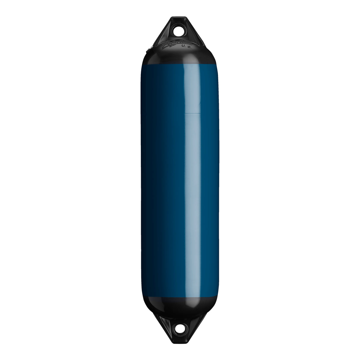 Catalina Blue boat fender with Black-Top, Polyform F-1