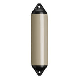Sand boat fender with Black-Top, Polyform F-1