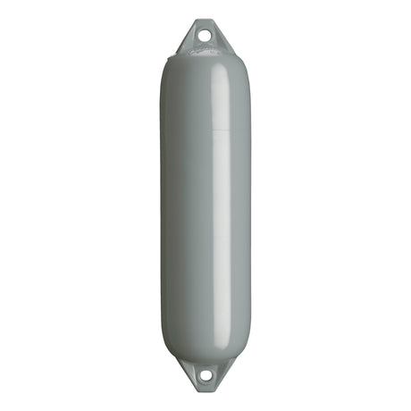 Grey boat fender with Grey-Top, Polyform F-1