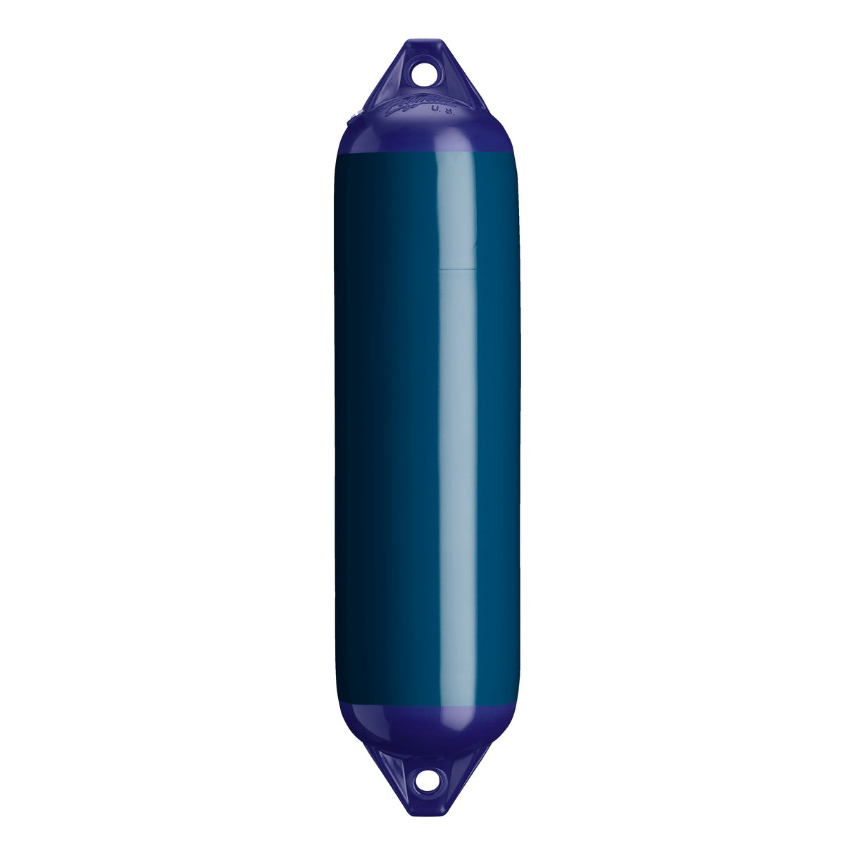 Catalina Blue boat fender with Navy-Top, Polyform F-1 