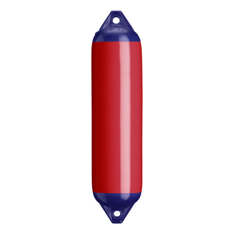 Classic Red boat fender with Navy-Top, Polyform F-1 