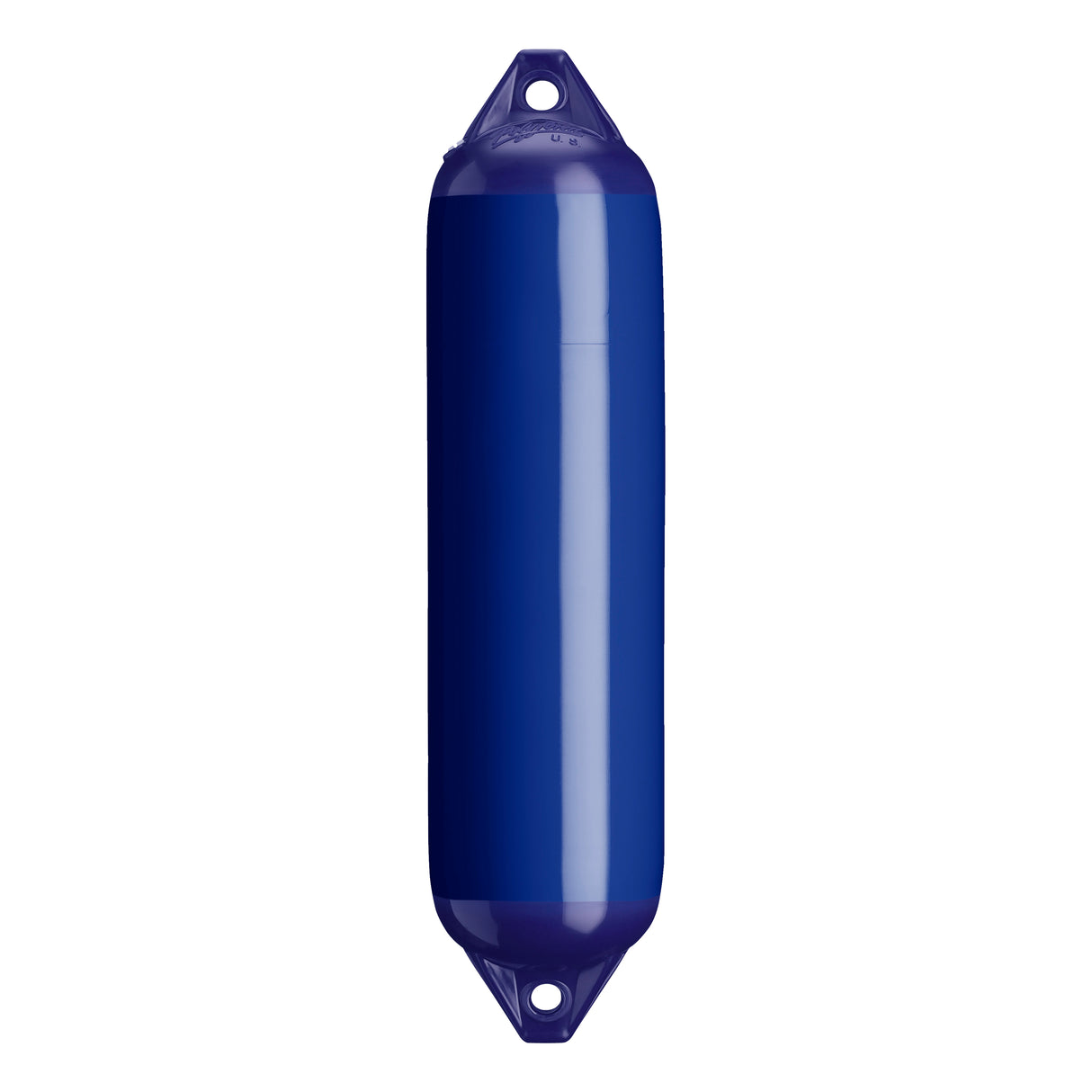 Cobalt Blue boat fender with Navy-Top, Polyform F-1 