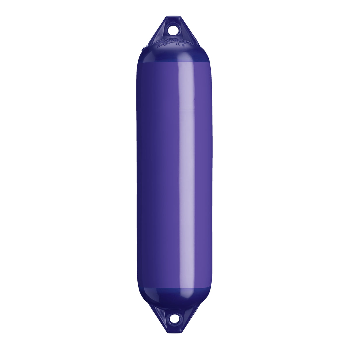 Purple boat fender with Navy-Top, Polyform F-1 