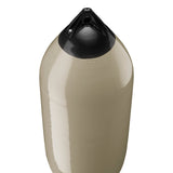 Sand boat fender with Navy-Top, Polyform F-10 angled shot