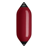 Burgundy boat fender with Navy-Top, Polyform F-10