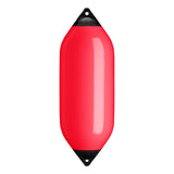 Red boat fender with Navy-Top, Polyform F-10