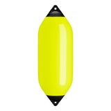 Saturn Yellow boat fender with Navy-Top, Polyform F-10