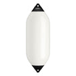 White boat fender with Navy-Top, Polyform F-10