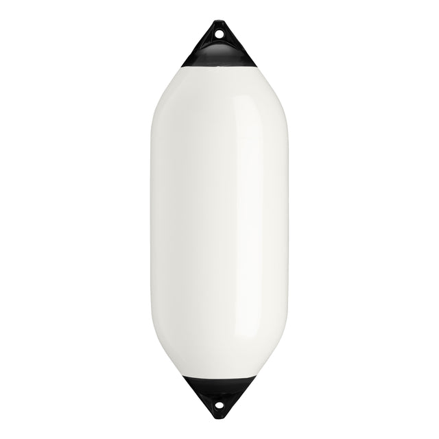 White boat fender with Navy-Top, Polyform F-10