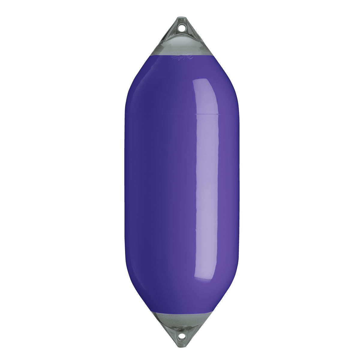 Purple boat fender with Grey-Top, Polyform F-10