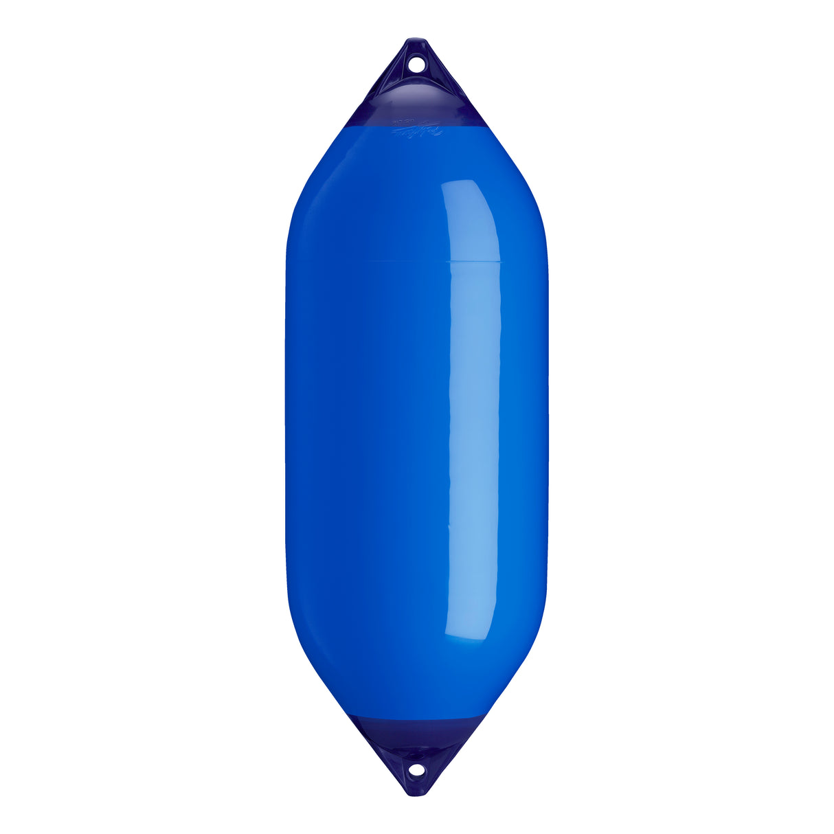 Blue boat fender with Navy-Top, Polyform F-10 