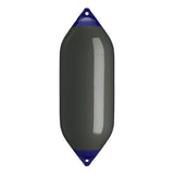 Graphite boat fender with Navy-Top, Polyform F-10 