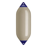 Sand boat fender with Navy-Top, Polyform F-10 