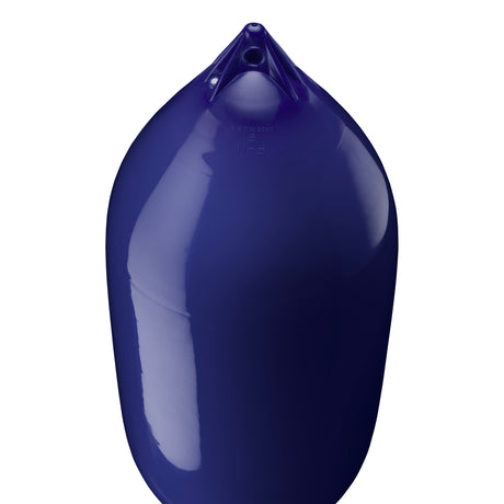 Navy Blue boat fender with Navy-Top, Polyform F-11 angled shot
