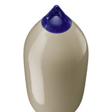 Sand boat fender with Navy-Top, Polyform F-11 angled shot