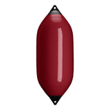 Burgundy boat fender with Navy-Top, Polyform F-11