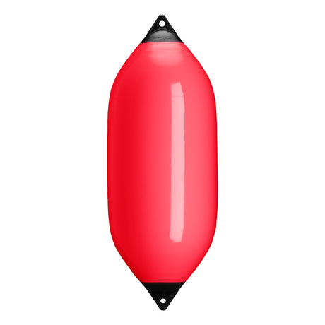 Red boat fender with Navy-Top, Polyform F-11
